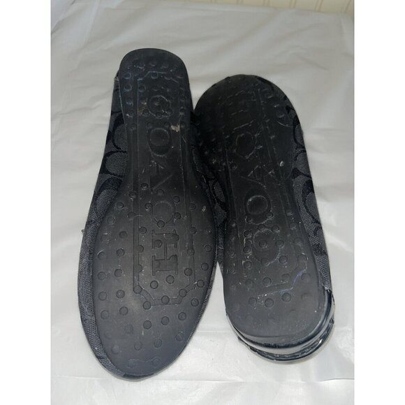 Coach Fortunata Black Driving Loafer Flats Size 7.5 B - Picture 13 of 13